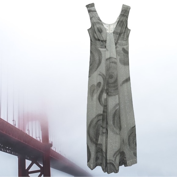 NWT 1960s Sophisticated Miss by Solo made in San Francisco sparkling dress SZ7/8 - Picture 5 of 12